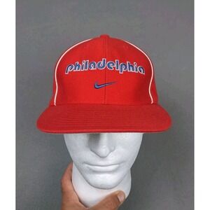 Nike Philadelphia 76ers Hat Medium Pro Swoosh Flex Fits 7⅛-7¾‎ Team Tag Vintage